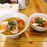 DAIKUMA - 冷やしラーメン　肉ご飯