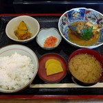 食事処 かすり - さば味噌定食（600円）