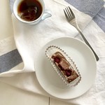 ルカフェデュボンボン - 持ち帰ったチョコレートケーキ