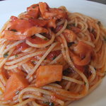 ラ クチーナ ヴェンティトレ - 2011/03　活たこのスパゲッティ