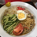 そば処 つる岡 - 冷やし中華