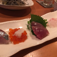 石塀小路豆ちゃ 京都 - お刺身５種