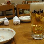 双龍居 池田町本店 - 生ビール ￥420