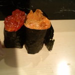 鯛壽司 - いくら、うに