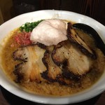 麺屋わっしょい - 男のエビ味噌らーめん（麺大盛）（￥853）