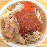 にかいや - ぶた入りオロチョンラーメン（中盛）＋全部増し