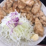 食堂米倉 - 若鶏あっさり焼はおかず大盛で