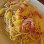 PREGO - ポテトとベーコンの塩パスタ