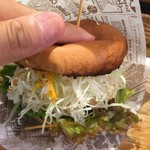 VEGAN BURG Kitchen - 優しく(←ここ重要)つぶして