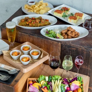 【４名から】カジュアルパーティーにぴったりのお食事プラン