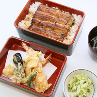 うな重・天ぷらのセット