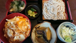 Sobadokoro Suzuki - ミニあさり丼セット。