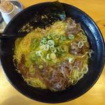 テールラーメンたのしや - 特々肉盛テールラーメン900円+麺大盛100円