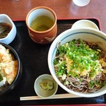 Daihachi - 子天丼定食、冷やしそば