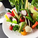 DECIBEL - 厳選野菜のバーニャカウダ 自家製のアンチョビクリームソース