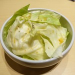 串カツ鉄板居酒屋 くし若まる - 塩だれキャベツ　￥190