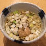 饗 くろ喜 - 新小麦の鶏醤油つけそば つけ汁（1,200円） 2017.8