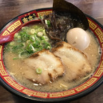 本田商店 - １号純味ラーメン＝５８０円
            半熟味玉子＝１２０円