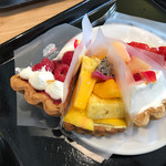 かにわしタルト店 - タルトの後ろ姿も素敵です