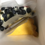 かにわしタルト店 - ブルーベリータルトとチーズタルト