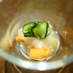 佳肴みを木 - ホヤに梨のみぞれをかけて