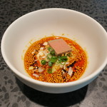 イチリン ハナレ - よだれ鶏 白レバーのパテ