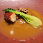 イチリン ハナレ - フカヒレの姿煮 佐島の蛸 蛸飯(白米 赤米 黒米)3