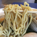 HANABI - HANABI煮玉子らーめん980円の麺のアップ