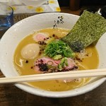 麺屋 藤しろ - 濃厚鶏白湯味玉ラーメン