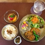 ジャム cafe 可鈴 - 【週替わりランチ(950円)】お料理が出揃いました。