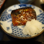 米俵 - 2017.08 主菜の鯖みりん
