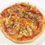 Piza-Ra Ekusupuresu - サラミとソーセージピザ