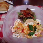 ビストロ アオキ - カジキマグロのヨーグルトソースとチキンのバジルソース