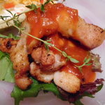 ビストロ アオキ - チキンのバジルソース