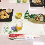 おびや - 季節の先付け二点盛りその他