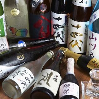We offer carefully selected sake♪