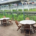 Cafe & Wine bar O-de-Pa-ru - ワンコOKのテラス席