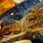 漁竿 - 新鮮な旬の秋刀魚。内臓の苦味も旨味そのもの。日本酒がススム。