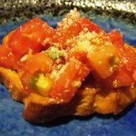 どうろくじん - (08/8ディナー)フルーツトマトのブルスケッタ