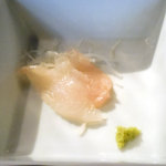 漁かん - 「目抜鯛粕漬焼」刺身
