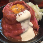 ローストビーフ大野 - ローストビーフ丼定食1080円