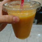 フルーツバー - 桃とオレンジジュース