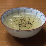 日の出 - 蛤なべ(葛きり)