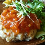 ウプス・ア・デイジー - 豆腐ハンバーグ。