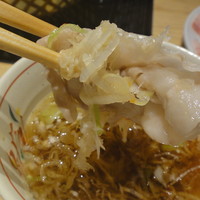 瓢斗 四条烏丸店 - 葱と柚子胡椒を絡めて