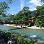 上高地のおみやげや - 河童橋