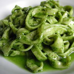 Fettuccine with Genoa style basil sauce