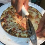 ピッザピッザピッザ - 日本ハムの既製品を無理矢理焼いて頂きました　爆