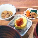 宮川町　水簾 - 食事 2　たっぷりのちりめん山椒　出汁巻きもおいしい