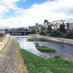 宮川町　水簾 - 鴨川の団栗橋から